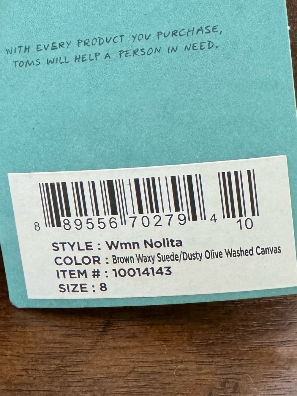 TOMS Nolita Brown & Dusty Olive Lace-Up Ankle Boots - Picture 9 of 10